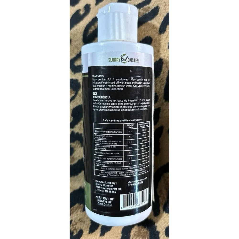 NEW Slurry Monster Agent X Plant Based Concentrated Surface Cleaner, 4oz